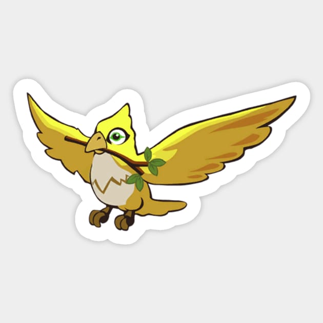 Bastion Flight Sticker by Genessis